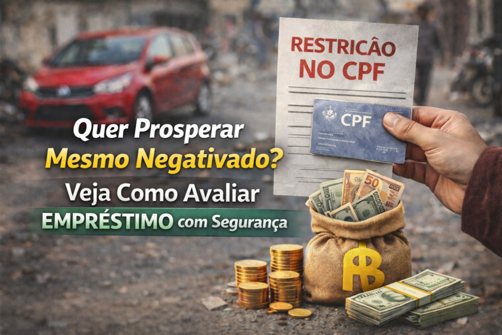 empréstimo mesmo negativado