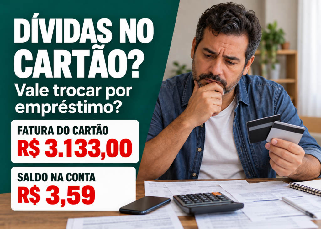empréstimo para quitar cartão